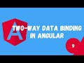 Two Way Data Binding Angular | Angular Tutorial | What is two way data binding? | NSCODE