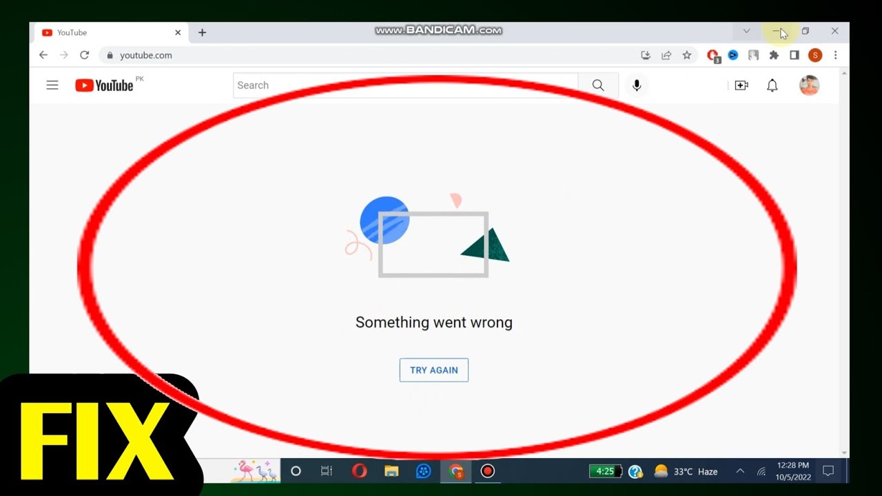 Fix Something Went Wrong Problem On Google Chrome Desktop Youtube Fix Something Went Wrong Problem On Google Chrome Desktop Youtube