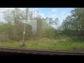 4k bremen to hamburg full train trip peaceful first person view train travel