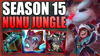 HOW TO PLAY NUNU JUNGLE THE KING OF S15 OBJECTIVE CONTROL! - League of Legends Guide