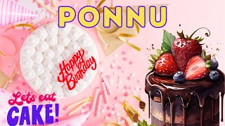 Happy Birthday Ponnu, Birthday of Ponnu, Best Birthday Wishes, hbd