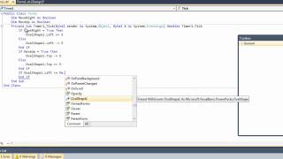 Visual Basic 2010 Express Tutorial 6 - Bouncing Ball Animation
