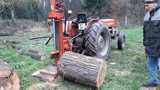 La fendeuse à bois modifiée...