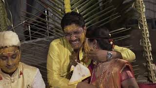 #brother and sister emotional moment in #Haldi ceremony