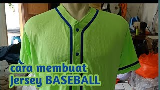 T shirt Jersey baseball-simpel dan keren