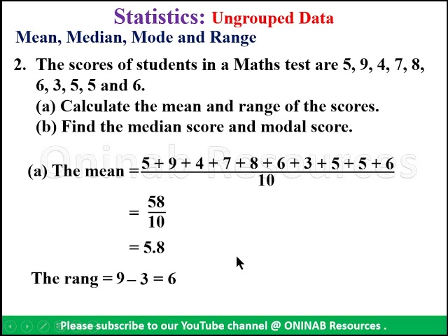 Median Formula For Ungrouped Data - YamiletkruwBrennan