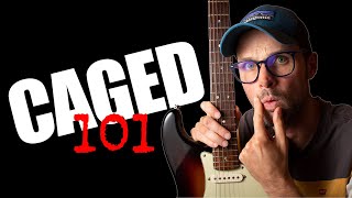 The CAGED system?!  Start here...linking octave shapes (guitar lesson)