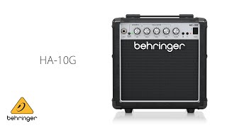 Get Amazing Tones with the New Behringer HA-10G