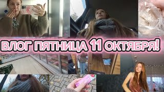 ВЛОГ ПЯТНИЦА 11 ОКТЯБРЯ (11/10/24) |учеба, танцы, ем шаурму, мои животные, покупки 👛💰👐