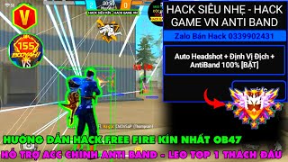 Hướng Dẫn Hack Free Fire OB48 | Mod Menu FF Tiếng Việt | Anti Band | Auto Headshot 100% | Sever Việt