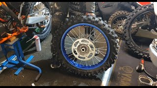 Steven Larsen | Studded Mx Tire Change [Rear \u0026 Front]