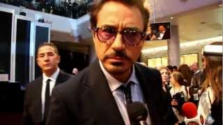 Avengers Assemble European Premiere - Robert Downey Jr. Interview