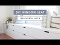 DIY Window Seat with Ikea Nordli Hack