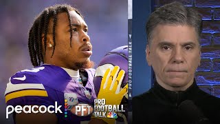 Is Justin Jefferson contract hesitation bait for a draft trade?  | Pro Football Talk | NFL on NBC