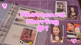 : k-pop photocard storing #1 | организация кпоп фотокарт | itzy