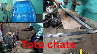 how to Toto chate  complete # কিভাবে টোটো ছাদের টেক্সচার তৈরি করবে#