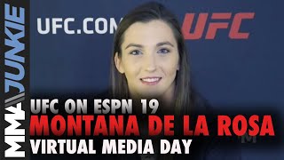 Montana De La Rosa relishes challenge of being underdog | UFC on ESPN 19 full interview