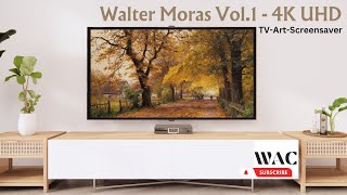 Vintage Fall Art Screensaver For TV | Walter Moras Vol 1 | Stunning Autumn Oil Painting Slideshow