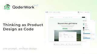 Thinking as Product. Design as Code | QoderWork