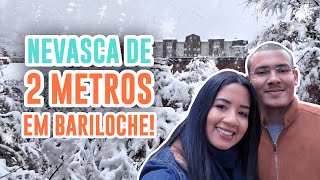 NEVASCA INCRÍVEL EM BARILOCHE: CIDADE COBERTA POR 2 METROS DE NEVE!