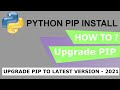 How To Upgrade Pip in Windows Using Cmd | Pip 21.2.1 | Python pip | Yoo The Best |