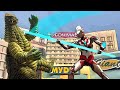 Ultraman Ribut Battles Red King | Ultraman Mainan Stop Motion | LJPL Animation