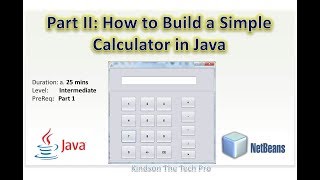 Building Simple Calculator Program In Java Using Netbeans Part 2