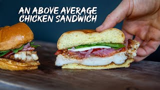 Make a Grilled Chicken Sandwich for Lunch