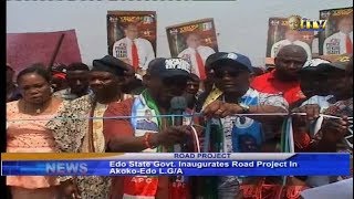 EDSG inaugurates road project in Akoko-Edo LG