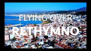 RETHYMNON CRETE drone 4K GREECE Ρέθυμνο Κρήτη Ελλάδα