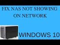 How To Fix NAS Not Showing on Network