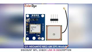 Módulo GPS com controle de voo antena grande para Arduino GY-NEO6MV2 NEO6MV2 NEO-6M EEPROM MWC APM2.