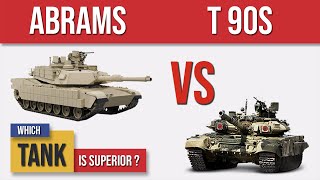 M1A2 Abrams vs T90s - Military Tank Comparison