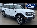 2024 Ford Bronco Sport Big Bend 4x4 200A 1.5L EcoBoost w/Convenience Pkg in Oxford White Walk-Around