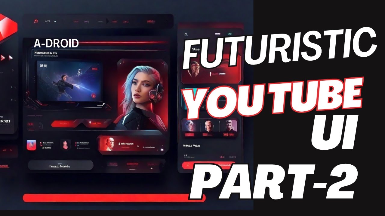 Futeristic Youtube Ui Css Html Vlog Youtube