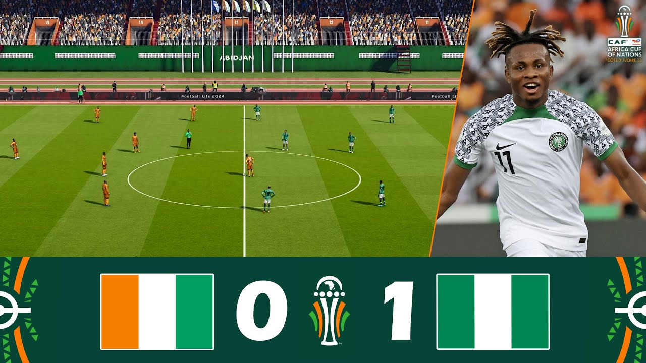 Ivory Coast Vs. Nigeria [0-1] | CAF Africa Cup Of Nations 2023 | Match ...