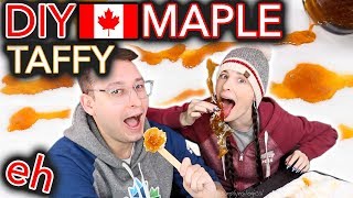 DIY Maple Taffy on a Stick (is Canada even real?)