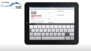 Terex Washing Systems iPad App