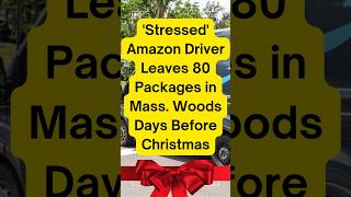 Amazon Driver Abandons 80 Packages in Woods: Christmas Saved by Police! 🎄✨