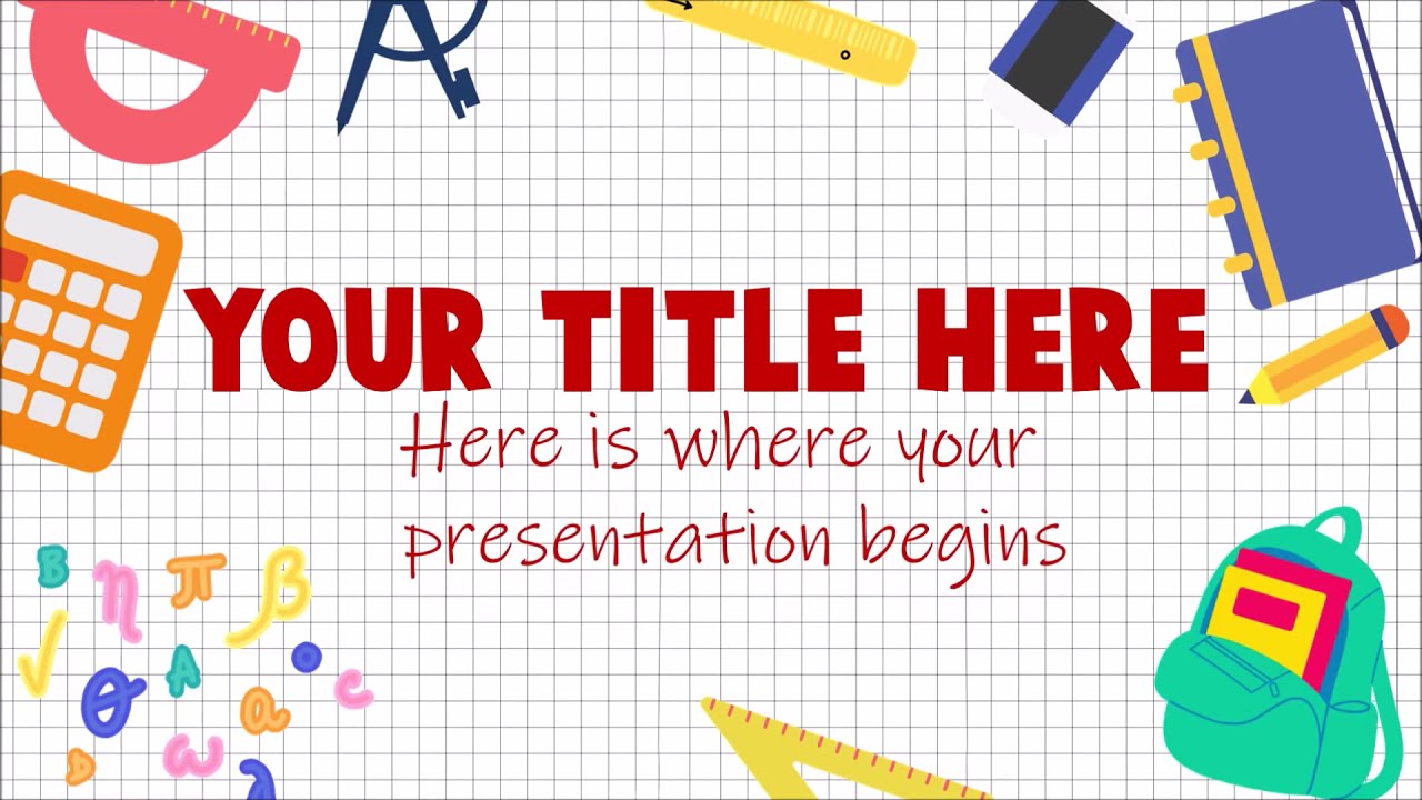 Free Math Powerpoint Templates