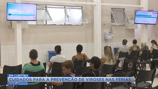 Cuidados para a prevenção de viroses nas férias