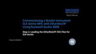 P1: How to Load the EtherNet/IP EDS Files for Thermal Mass Flow Meters