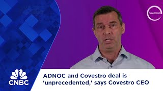 ADNOC and Covestro deal is 'unprecedented,' says Covestro CEO