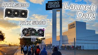 NVIDIA Launch Day at Micro Center! RTX 5090 & 5080