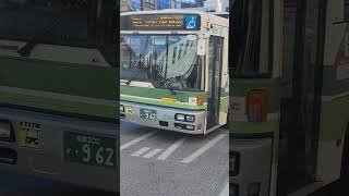 相鉄バス　８７５５号車　綾１系統　ニュータウン瀬谷行　大和駅西口バス停到着　#相鉄バス #大和 #日産ディーゼル #ノンステップバス #sotetsu #nissan #shorts