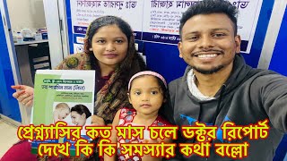 প্রেগ্ন্যাসির কত মাস চলে ডক্টর রিপোর্ট দেখে কি কি সমস্যার কথা বল্লো🤰🏼।​⁠@BangladeshibloggerMim