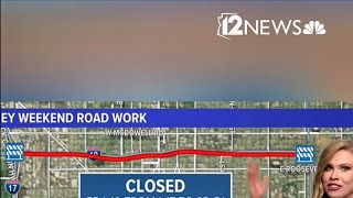 Weekend road closures in the Valley