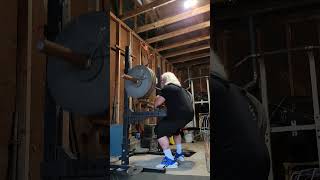 Front Squat 345 lbs 2 reps warmup set 2 #frontsquat