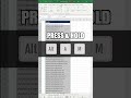 Excel pro trick - eliminate duplicates instantly with this simple keyboard shortcut #shorts