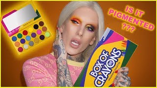 BOX OF CRAYONS EYESHADOW PALETTE... Is It Jeffree Star Approved??